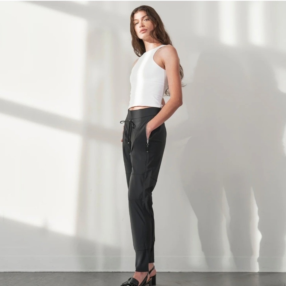 Raffaello Rossi Candy Jogger Pants Seasonal color slate Grey Jersey Travel Pant